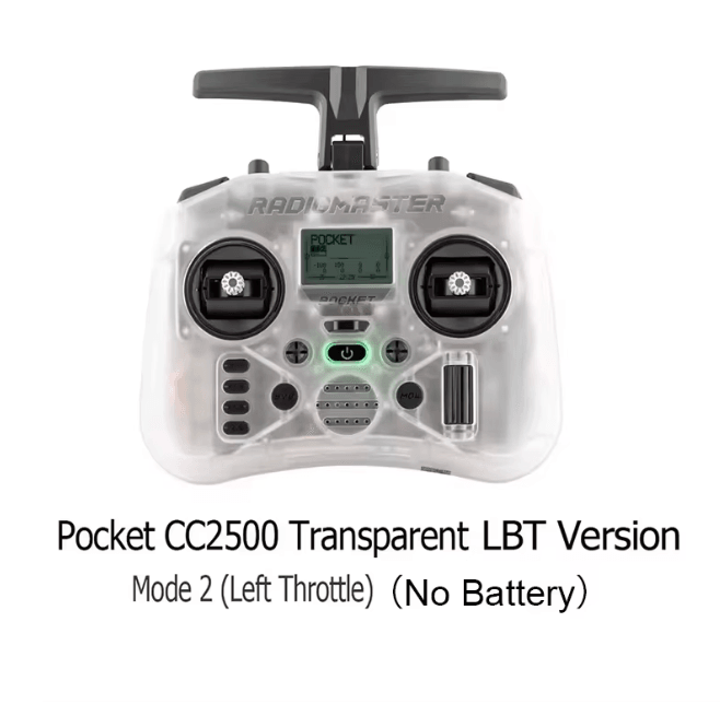 Radiomaster Pocket Hall Gimbal RC Transmitter with Foldable Antenna