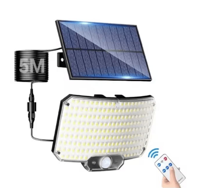 Super Bright Outdoor Solar Motion Sensor Light Waterproof LED Wall Lamp