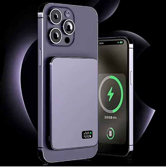 Ultra Thin Magnetic Wireless Power Bank with LED Display