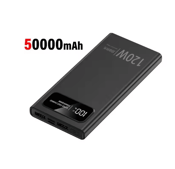 UltraCharge Pro 120W 200000mAh Portable Power Bank with Digital Display