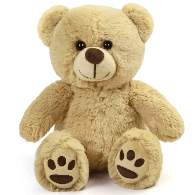 8 Inch Brown Teddy Bear Plush Toy Soft Stuffed Animal Gift for Kids
