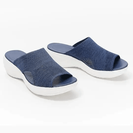 Womens Platform Wedge Sandals Open Toe Casual Beach Slippers