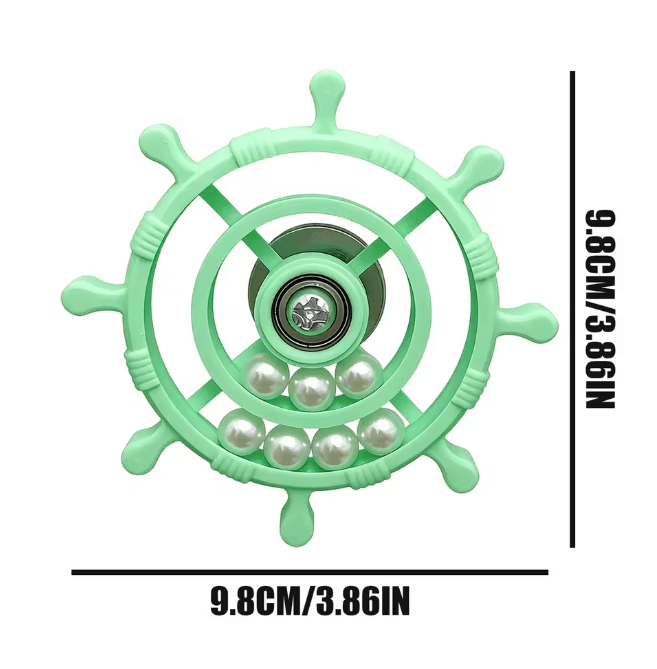 Interactive Rotating Parrot Toy for Bird Cage Mental Stimulation