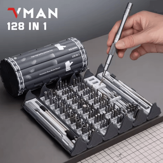 128 in 1 Precision Screwdriver Set Professional Magnetic Repair Tool Kit