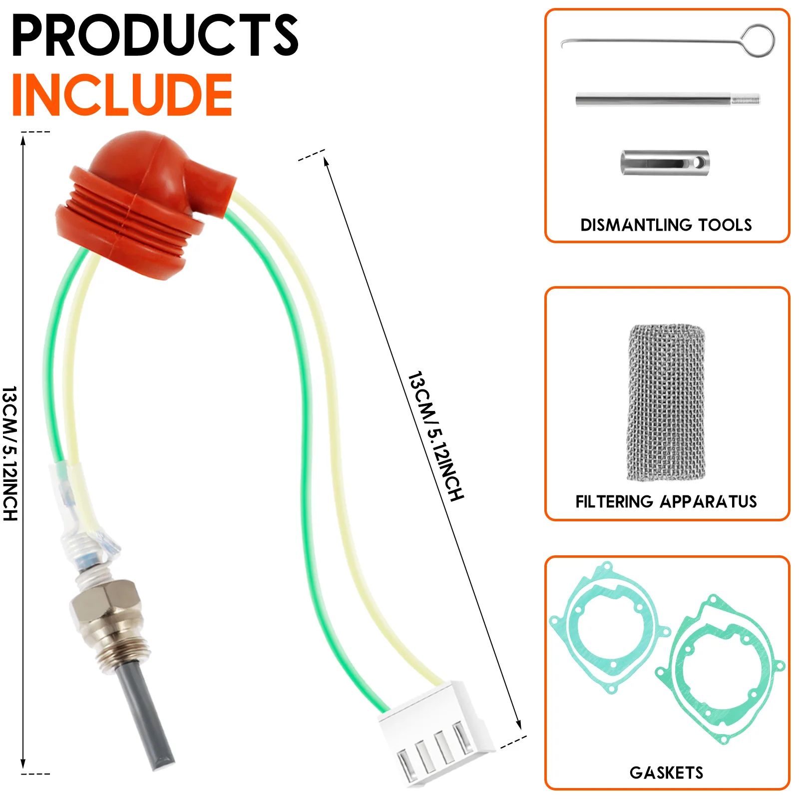 ProHeat Diesel Heater Glow Plug Repair Kit for Reliable Ignition