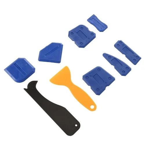 9 Piece Caulking Tool Kit Sealant Finishing Tools for Smooth Grout and Silicone Application