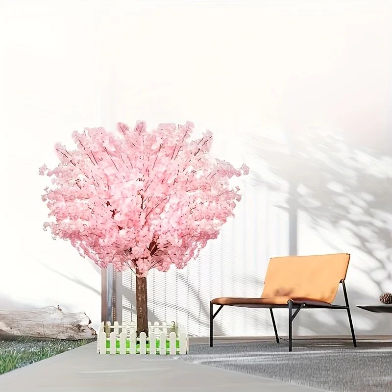 Premium Artificial Cherry Blossom Tree Pink Faux Sakura Indoor Outdoor Decor