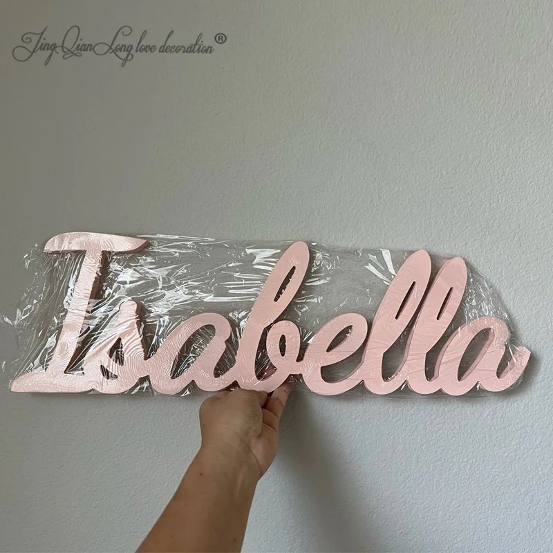 Custom Wooden Name Sign Personalized Wood Word Decor for Home and Gifts
