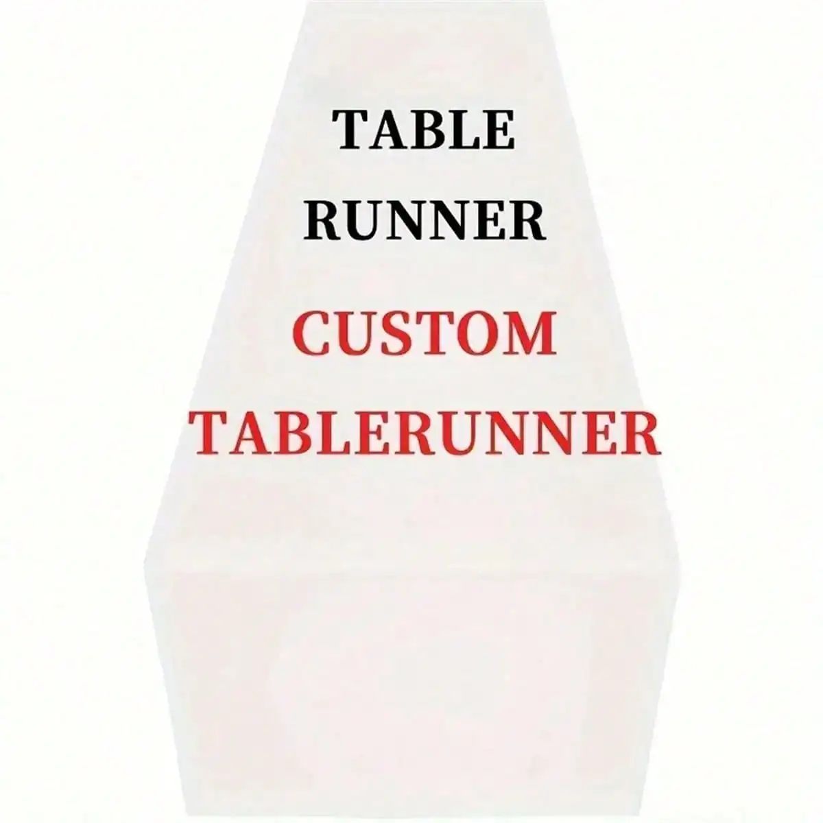 Custom Linen Table Runner Personalized Dining Table Decor for Home and Events