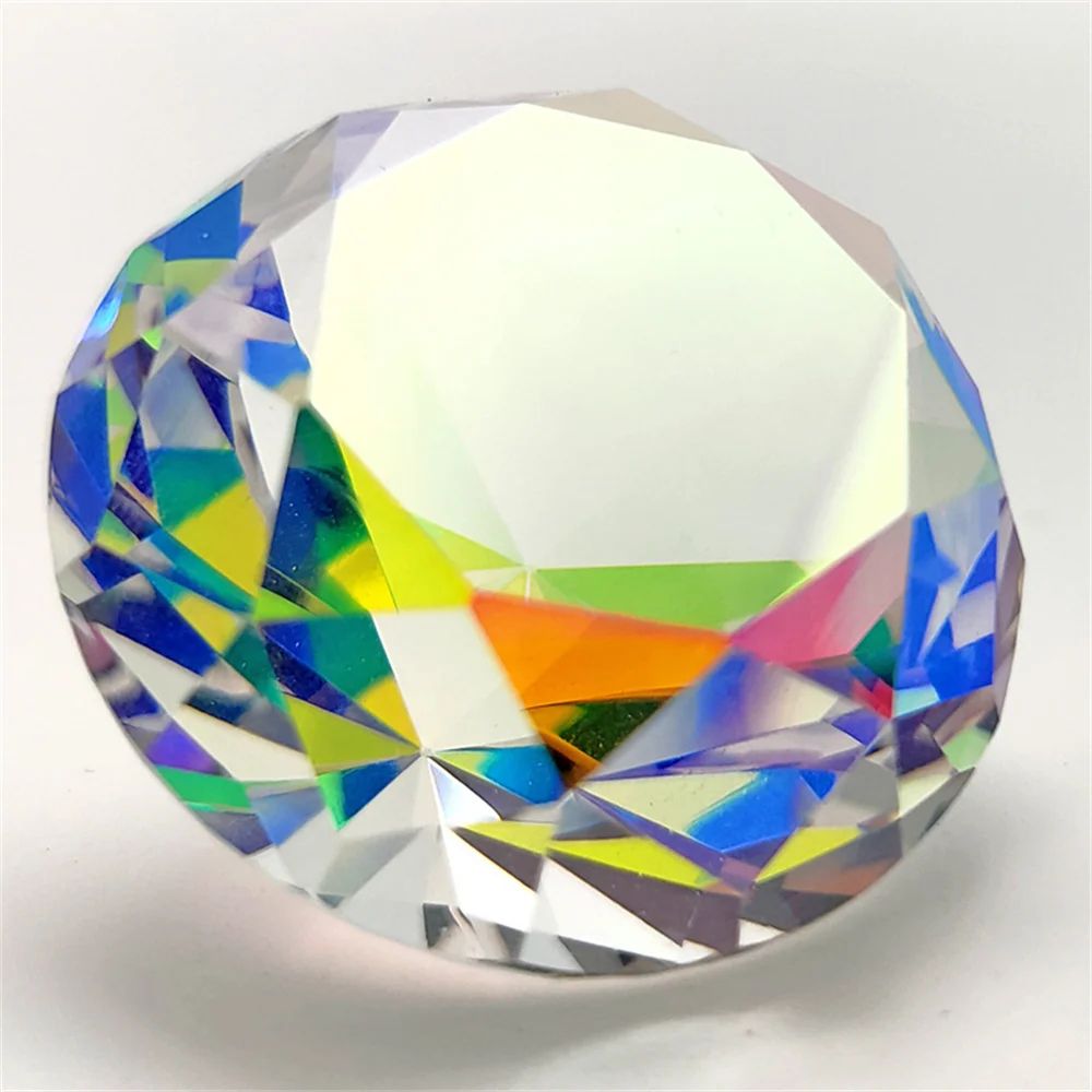K9 Crystal Prism Diamond Rainbow Light Catcher Table Decor