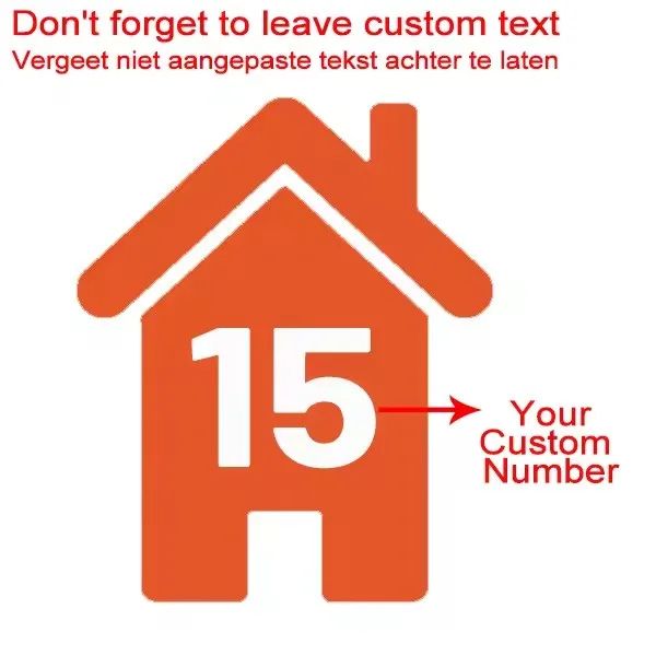 Custom Bin Number Stickers Vinyl House Number Decals for Trash Bins