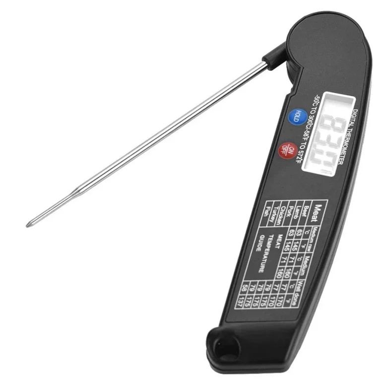 Instant Precision Digital Meat Thermometer for BBQ Grill and Kitchen Cooking