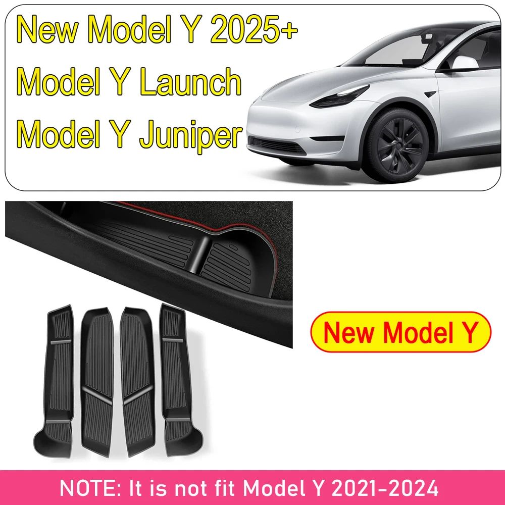 Tesla Model Y Door Handle Storage Organizer Box For 2025 And 2026