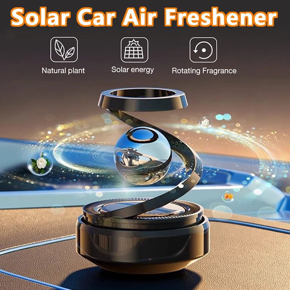 Solar Powered Rotating Car Air Freshener Diffuser | Inspire Uplift