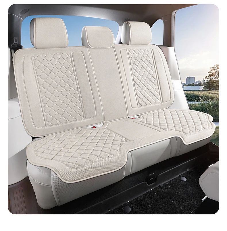 Luxury Linen Car Seat Cover Set