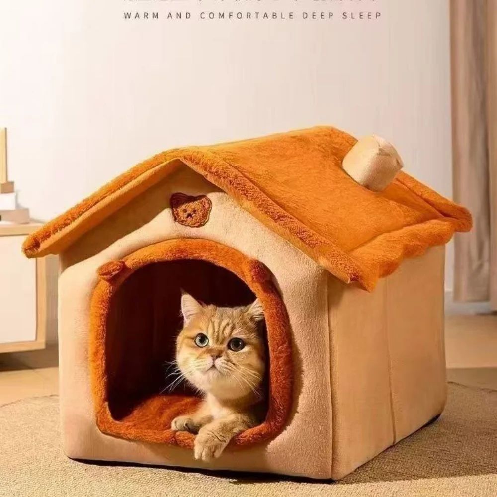CozyNest Dog House Bed