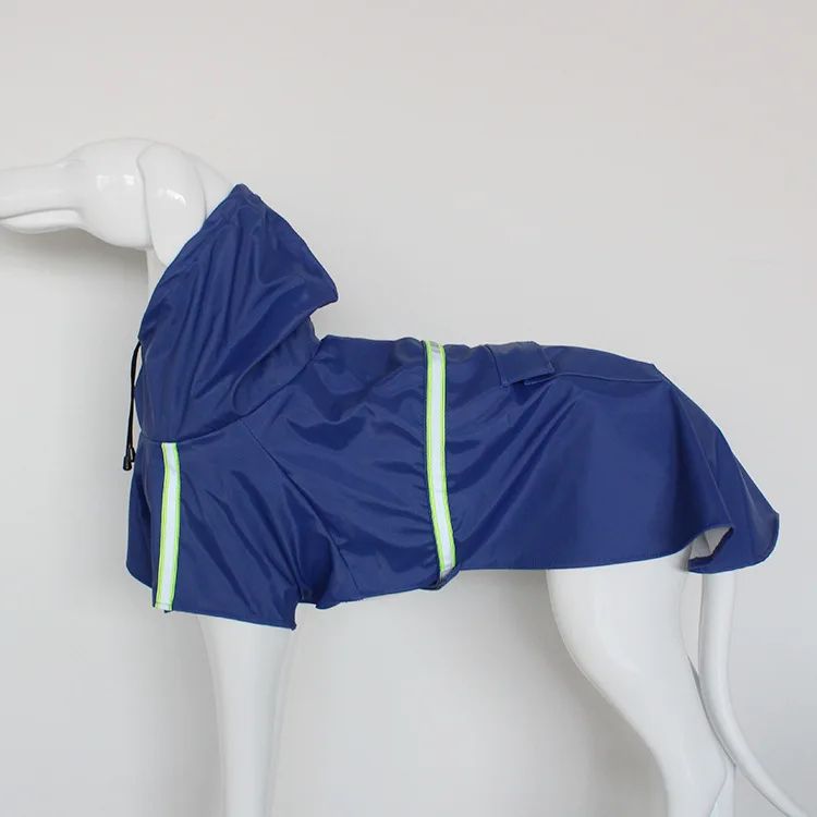 Waterproof Hooded Dog Raincoat For Large Dogs