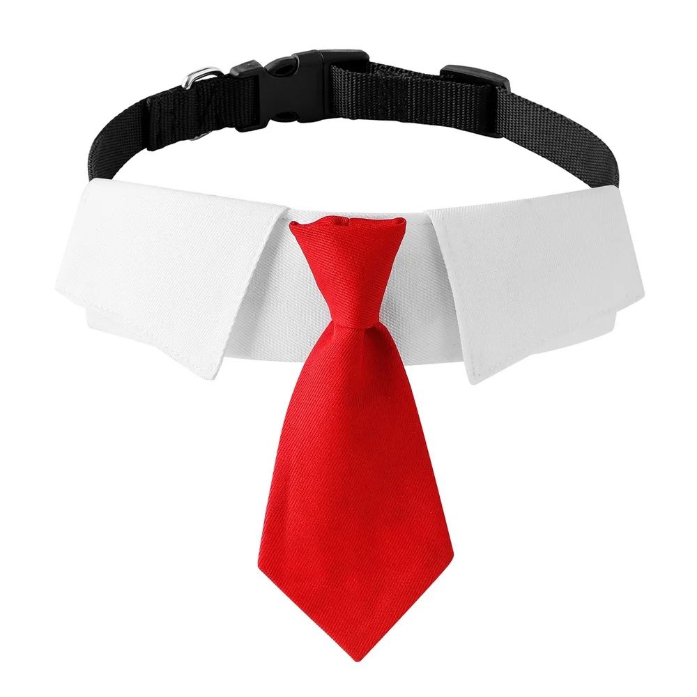 Formal Dog Wedding Suit Collar With Necktie