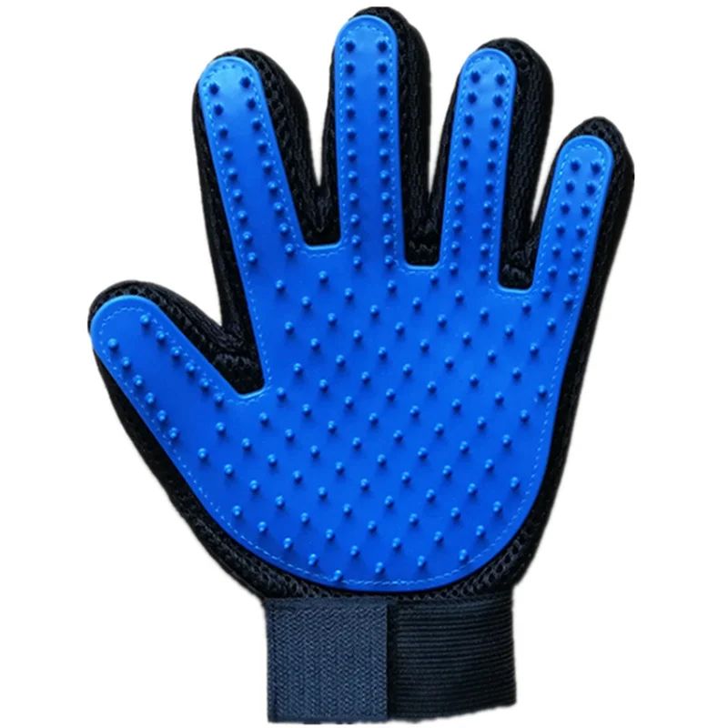 Breathable Pet Grooming Gloves Cat and Dog Hair Removal Brush Set