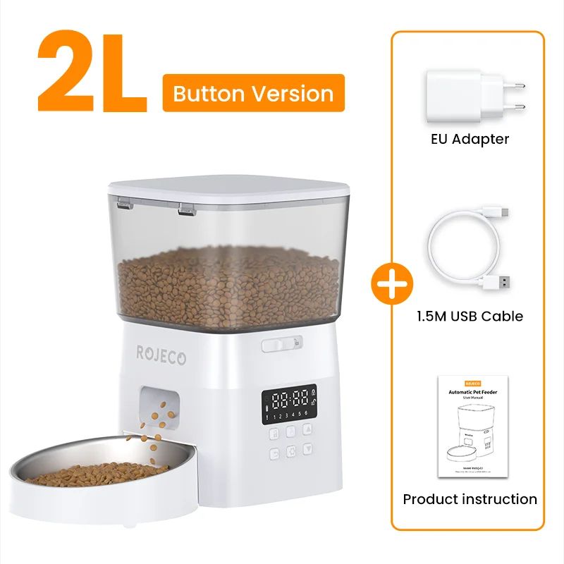 ROJECO Smart Automatic Pet Feeder