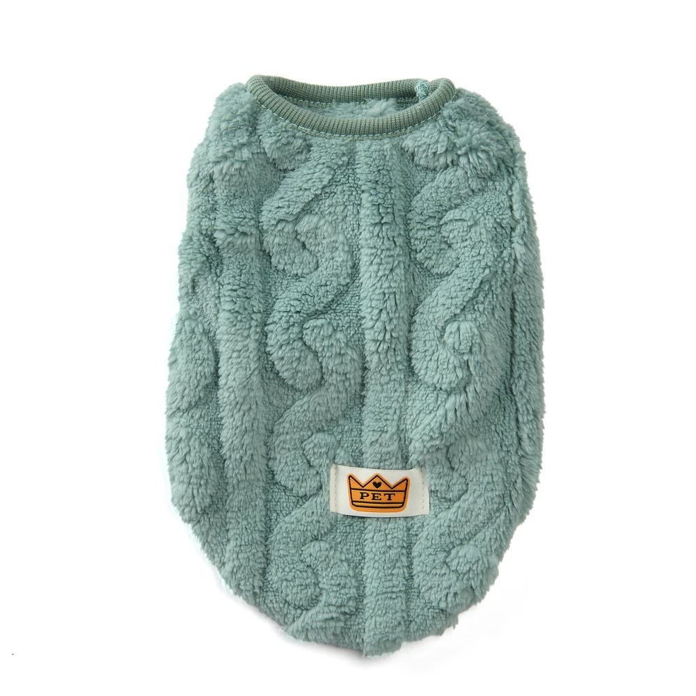 Warm Fleece Cat Sweatshirt for Small Dogs and Cats