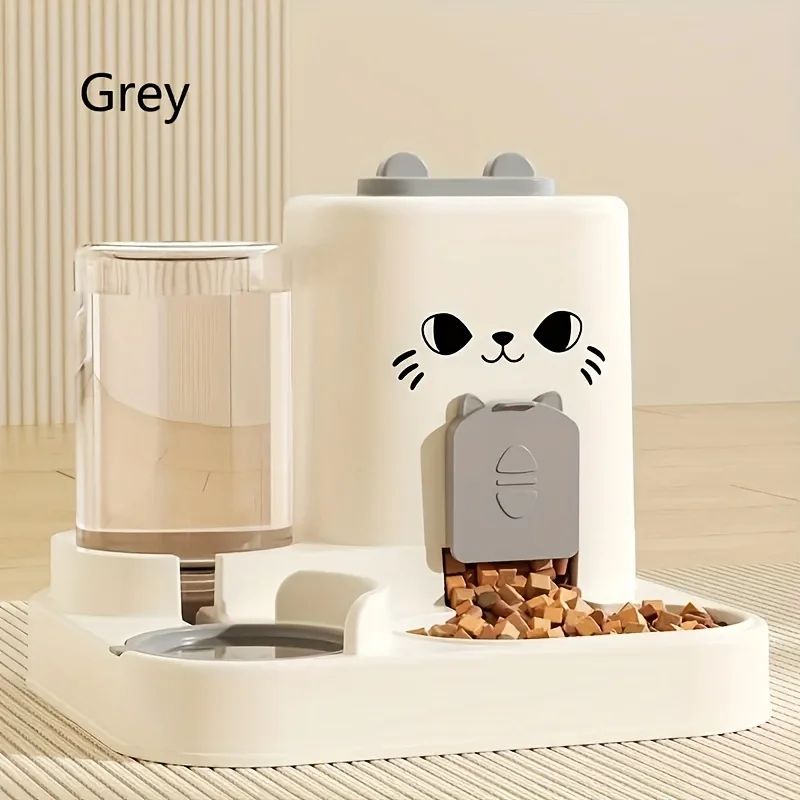 Large Capacity Pet Feeder and Automatic Water Dispenser Set