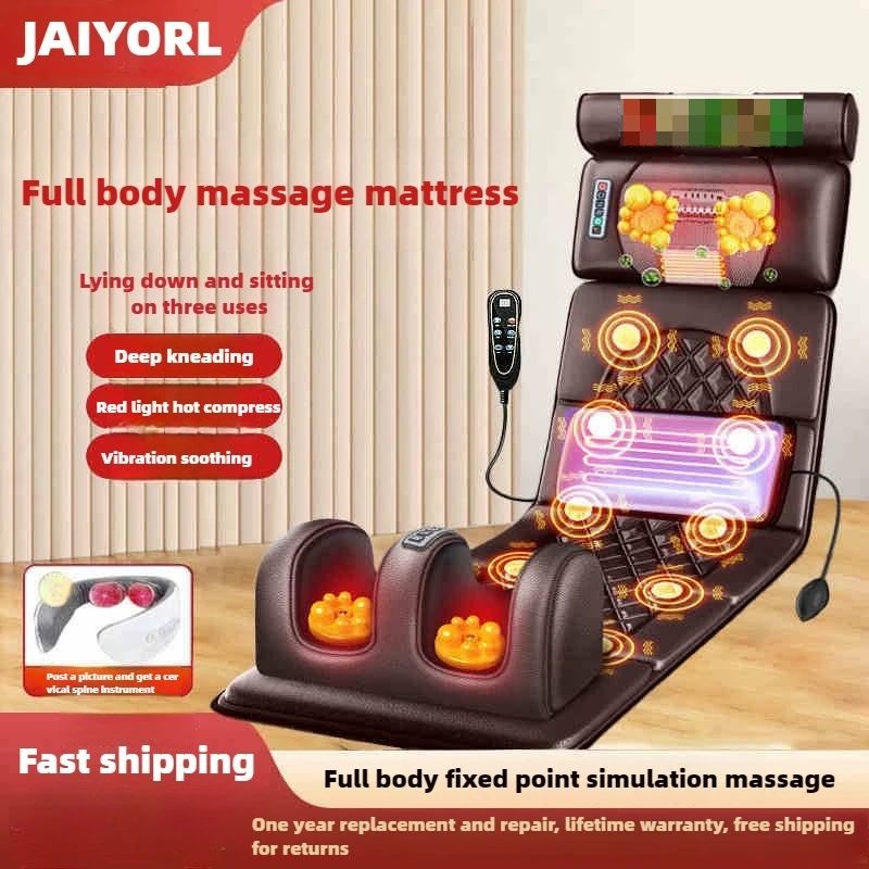 Electric Full Body Massage Mat with Heat Air Compression and Vibration