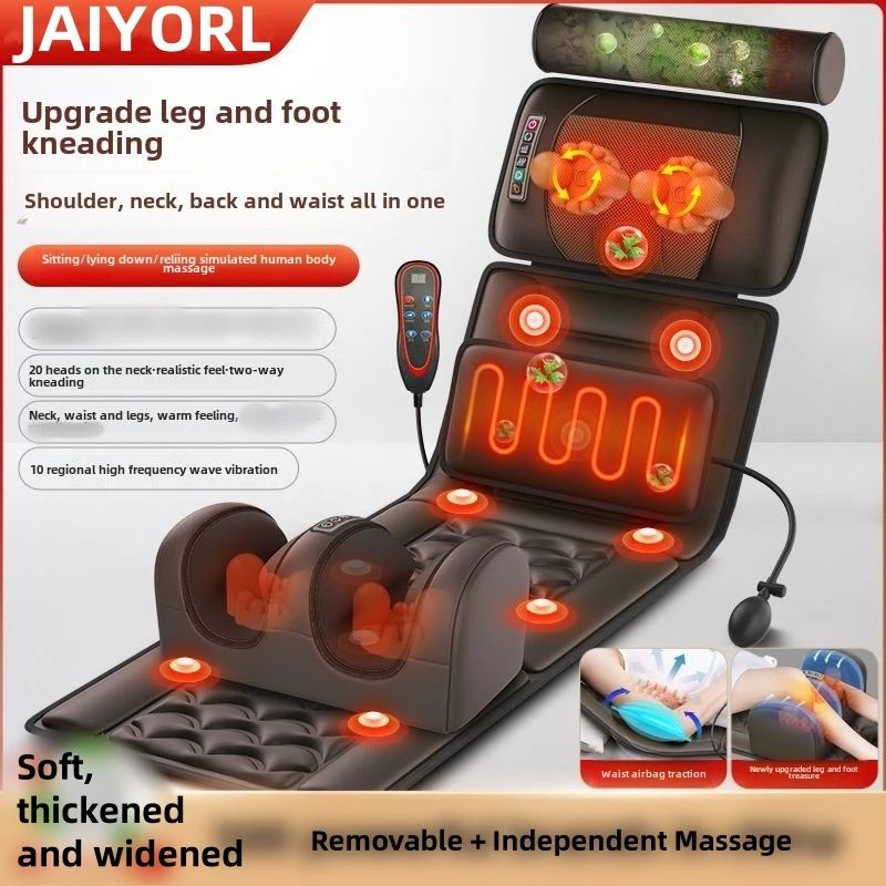 Full Body Massage Mat with Lumbar Traction Neck and Back Massage