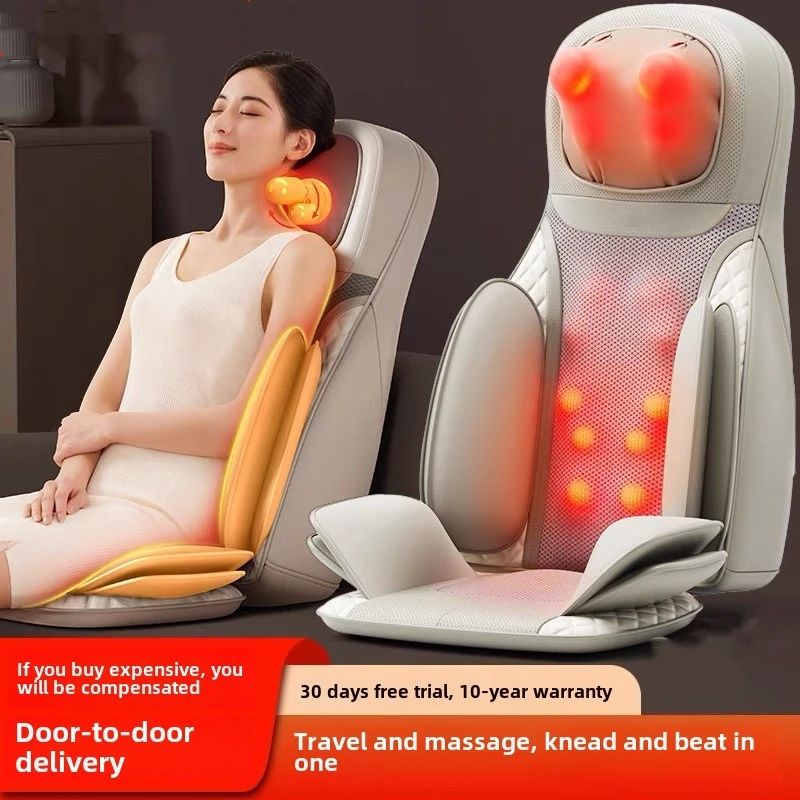 Shiatsu Massage Chair Pad with Heat Full Body Neck Back Massager