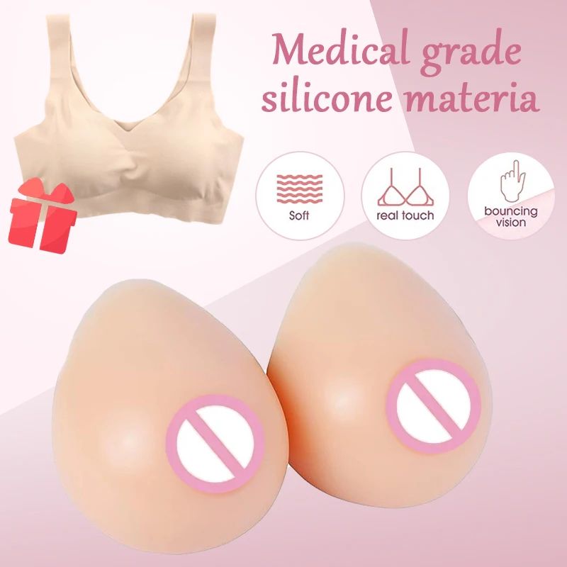 Silicone Breast Enhancer Pads Soft Bra Inserts for Cosplay and Everyday Wear