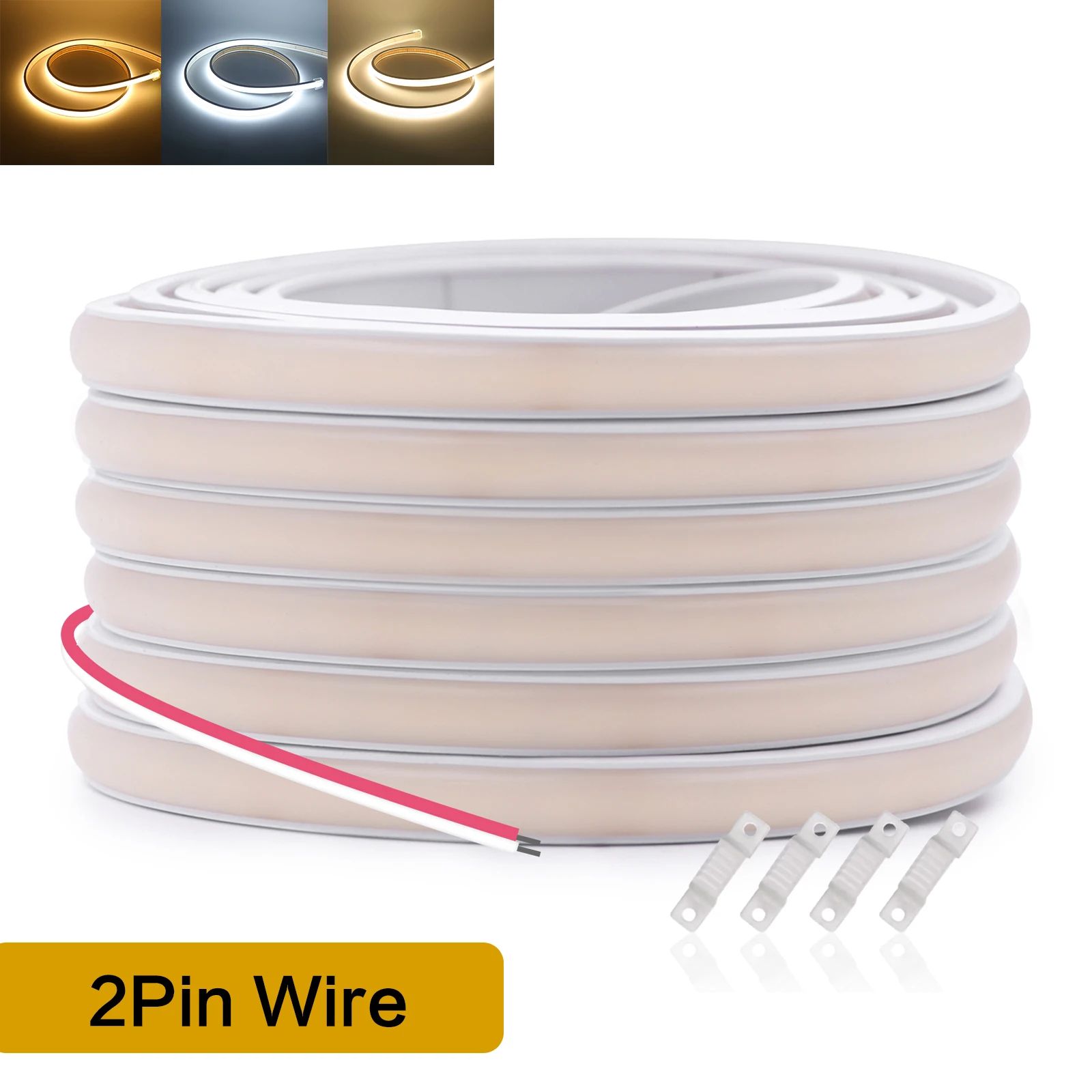 Dimmable USB COB LED Strip Light with Touch Sensor