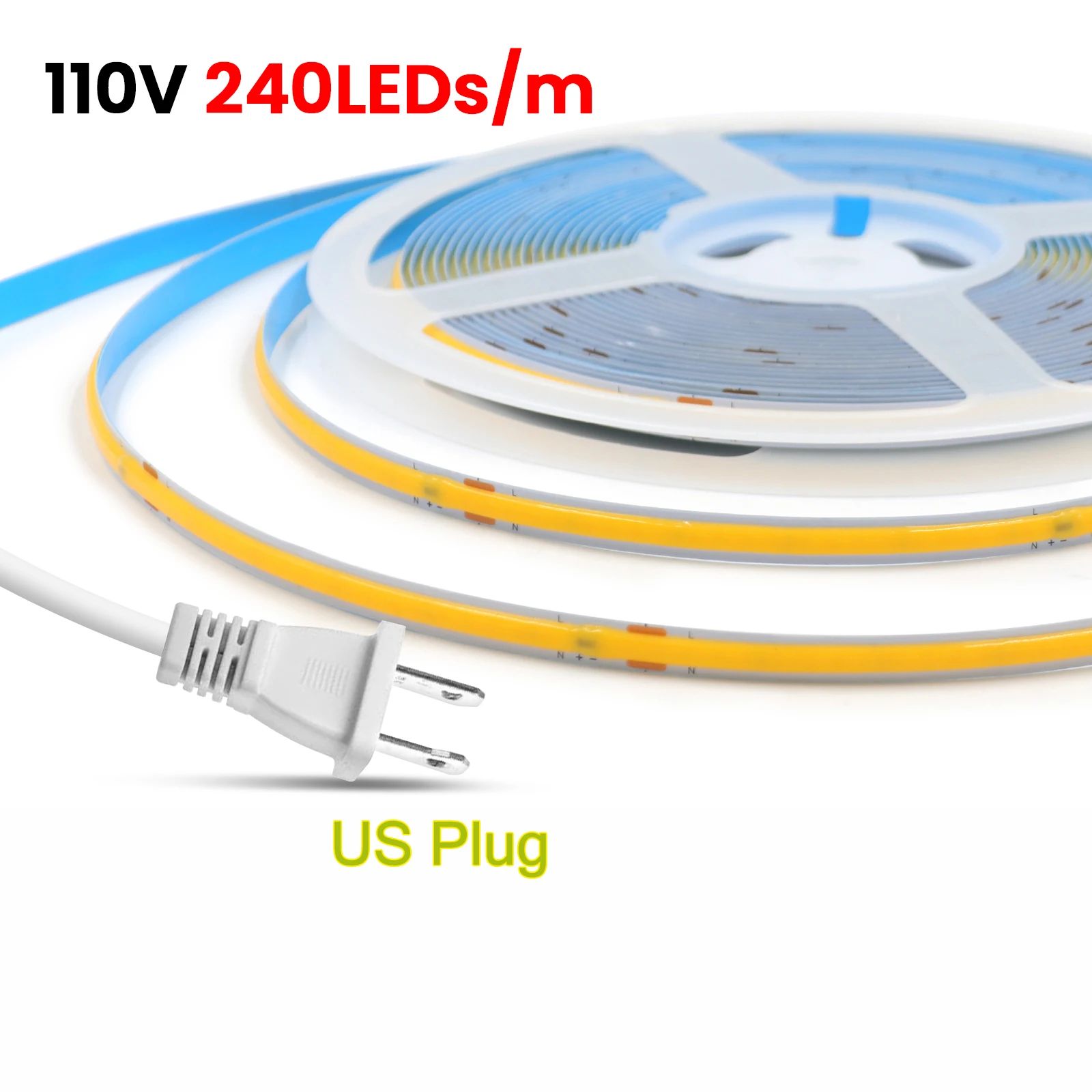 High Density 110V 220V COB LED Strip Light