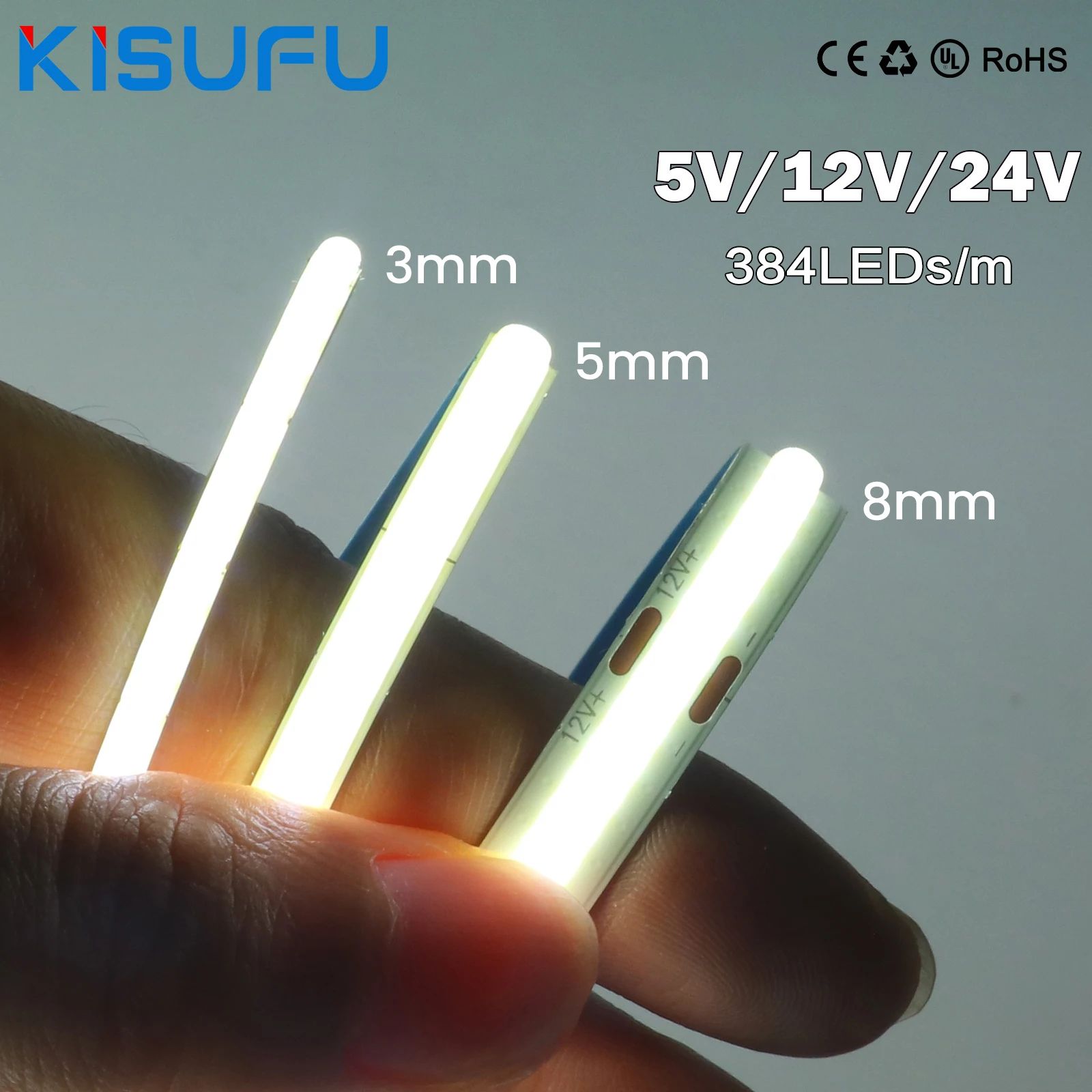 Ultra Thin High Density COB LED Strip Light