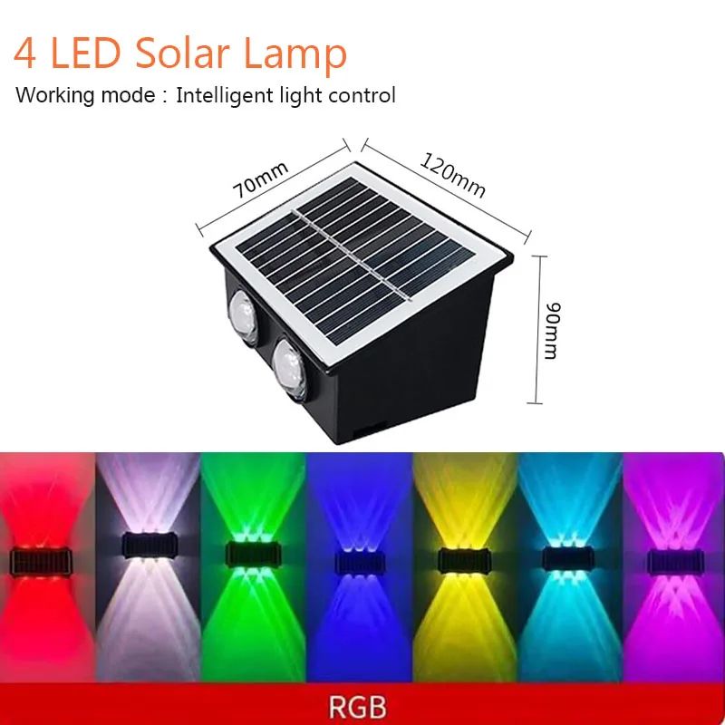 Up and Down Solar Wall Lights