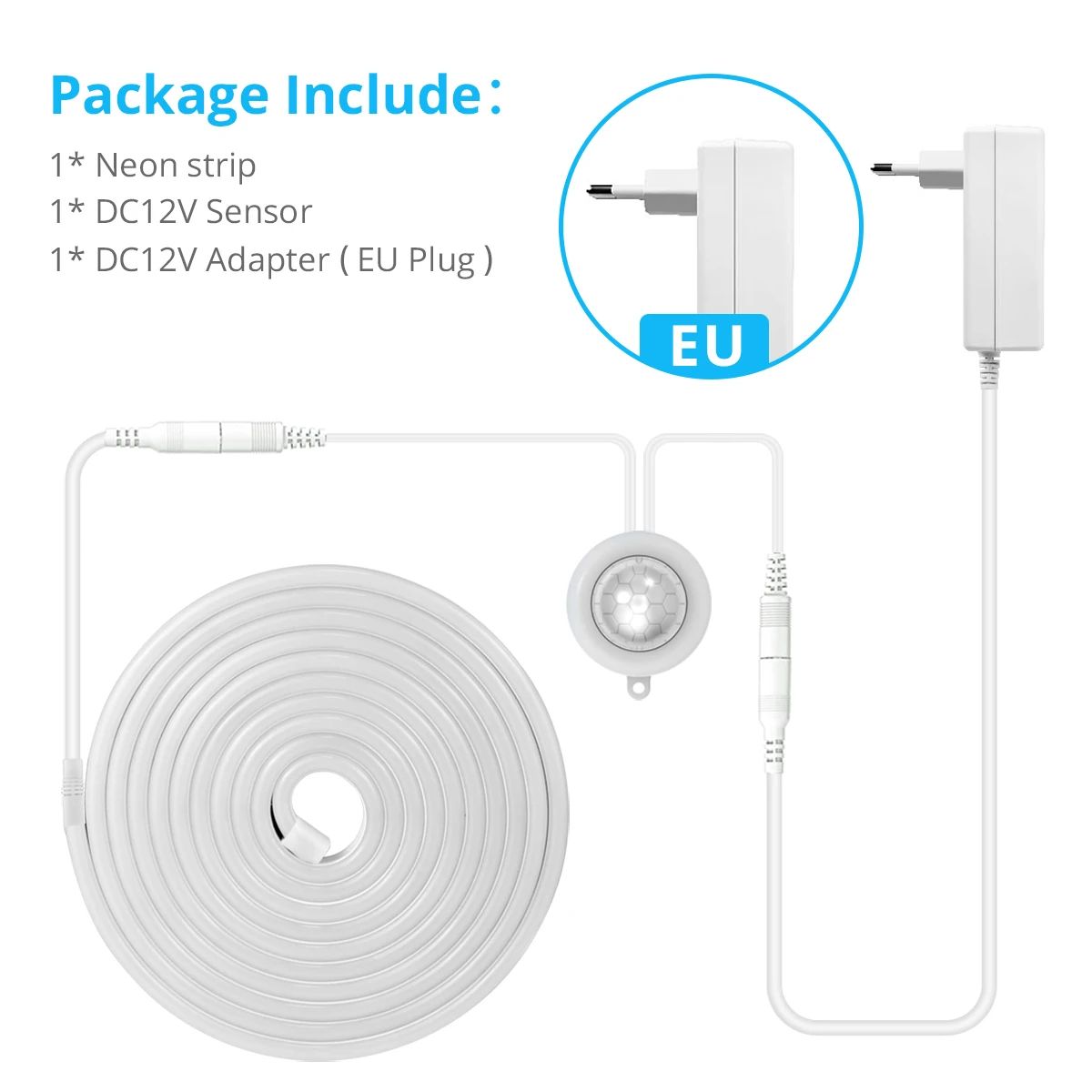 Wireless PIR Motion Sensor Neon Light Strip