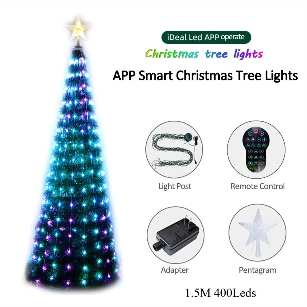 LumiStar Smart RGB Christmas Tree Lights