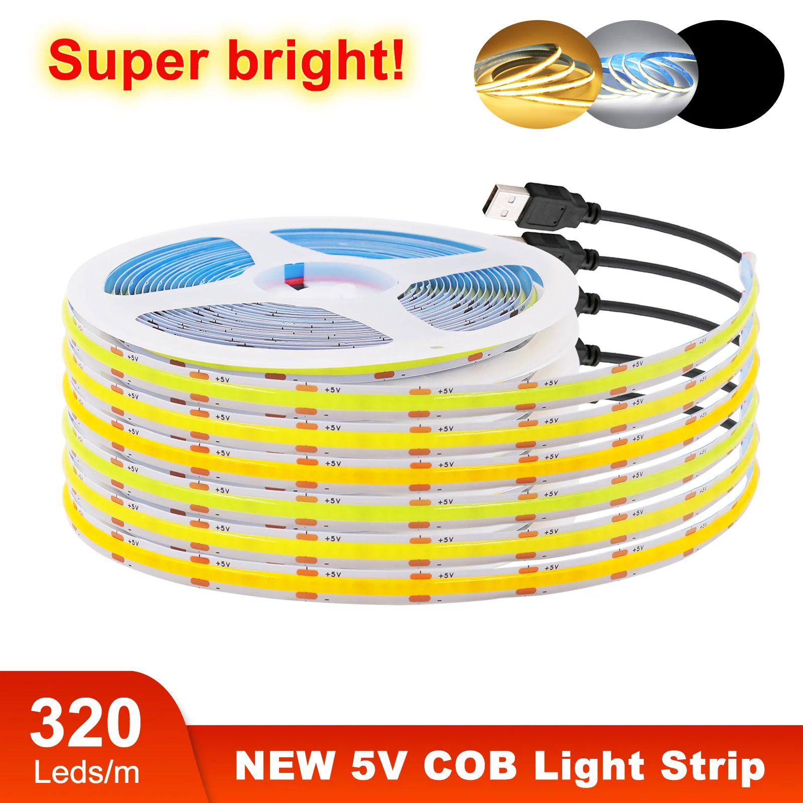 LumaFlex USB COB LED Strip Light