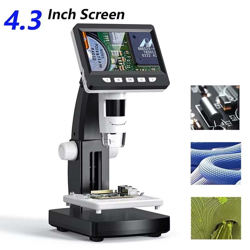 1000X Digital LCD Microscope with Adjustable LED Lighting – | Inspire ...
