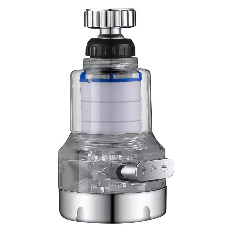 360° Rotating Faucet Water Filter – High-Density Tap Purifier for Kitchen and Bathroom