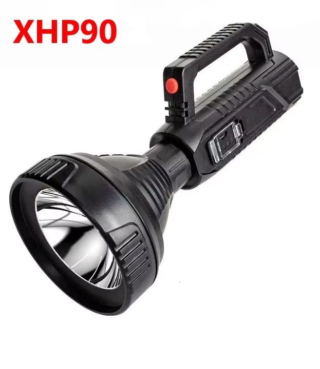 P150 XHP90 Rechargeable Spotlight - Ultra-Powerful Handheld Flashlight with Type-C Charging