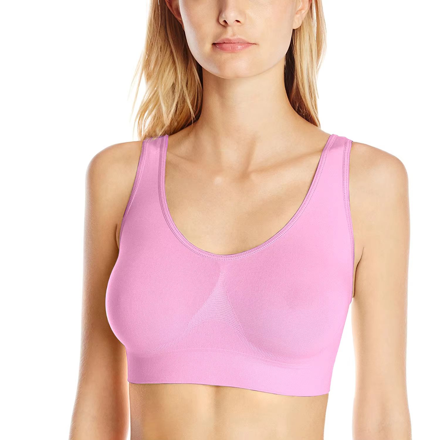 FlexFit Seamless Wireless Bralette – Plus Size, Push-Up, and Ultra-Comfortable