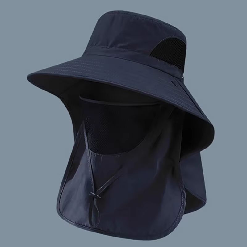 SunGuard Outdoor Fishing Hat with Neck Flap – UV Protection for Hiking & Camping