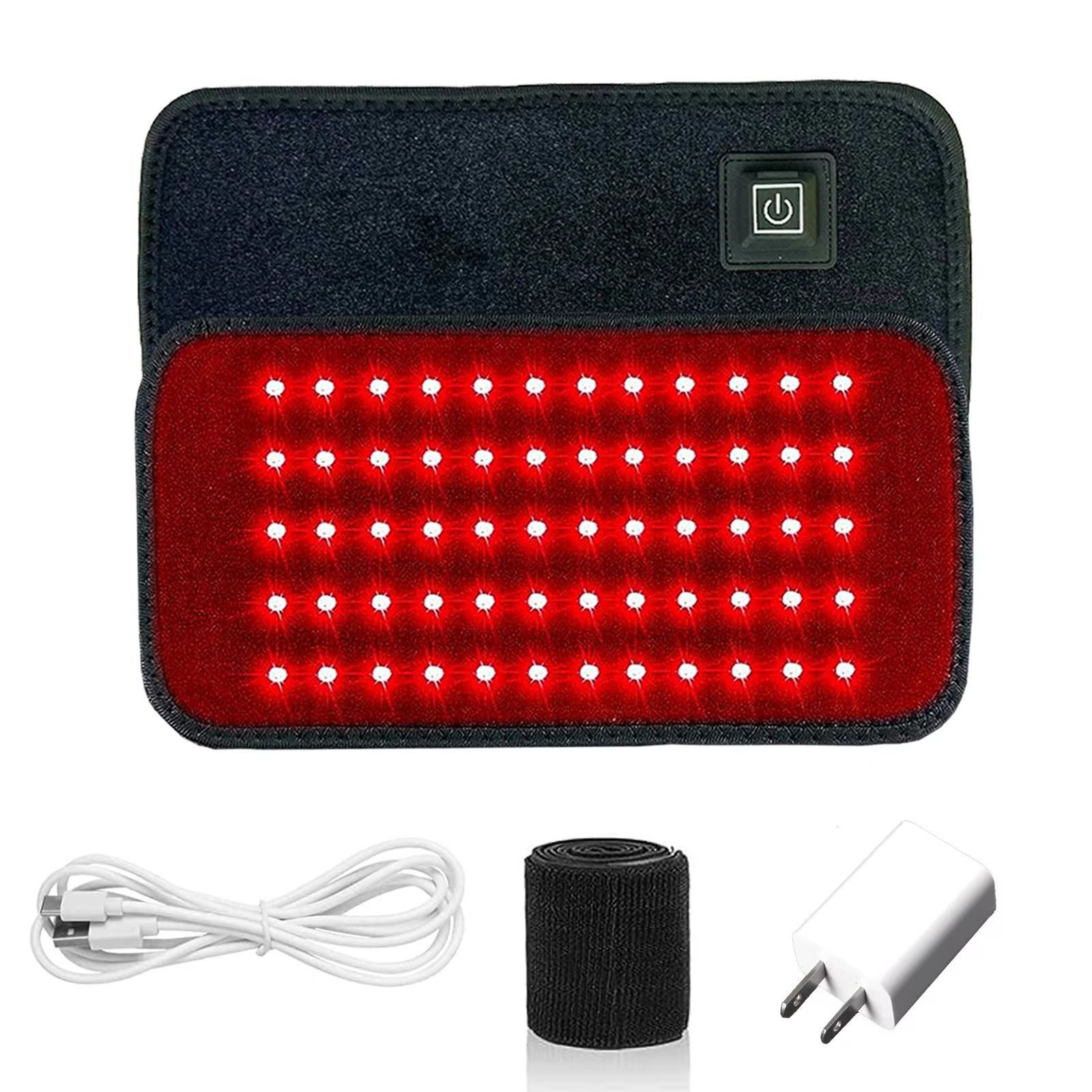 Red and Infrared Light Therapy Belt – 60 LED Waist Slimming Wrap with 850nm & 660nm Heat Therapys