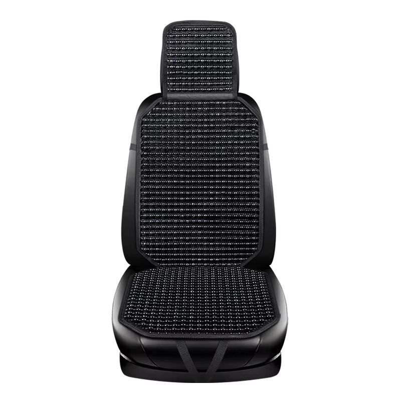 Wooden Bead Car Seat Cushion – Universal Cooling & Breathable Cover with Non-Slip Base, Available in 5 Colors