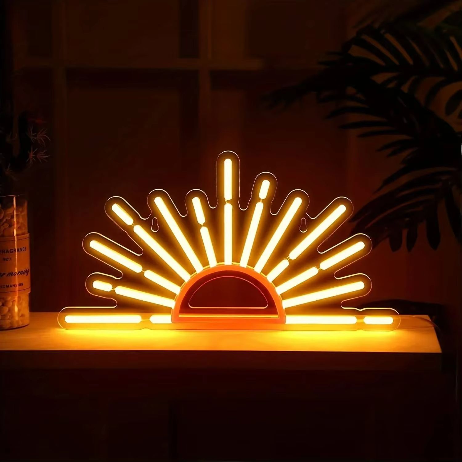 Sunset Glow Neon Wall Light - LED Sun Horizon Sign for Bedroom & Aesthetic Decor