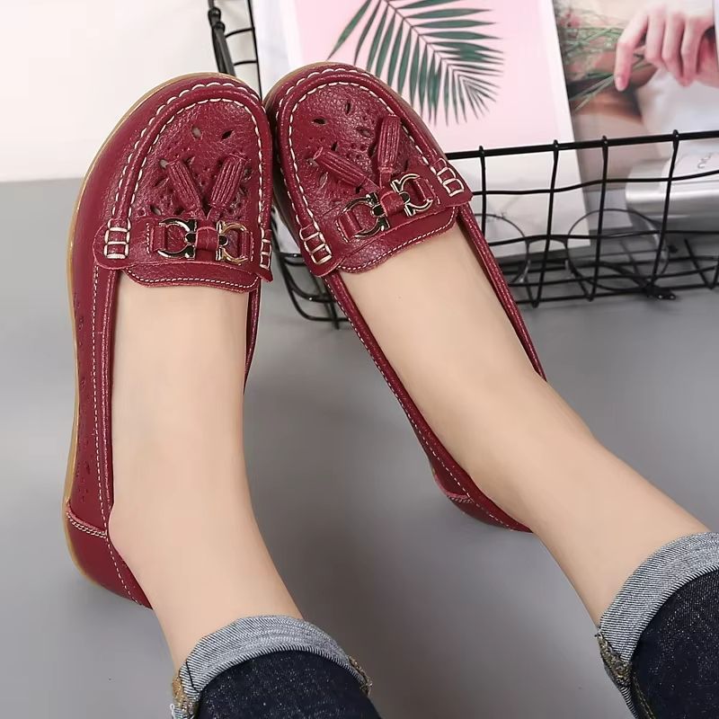Veloura Elegant Low Heel Dress Shoes Comfortable Formal & Party Pumps For Women - Red us 88.5 | Inspired Finds