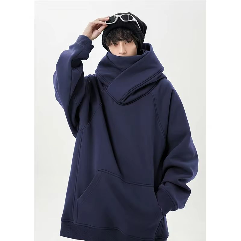 UrbanNinja High-Neck Harajuku Sweatshirt | Inspire Uplift