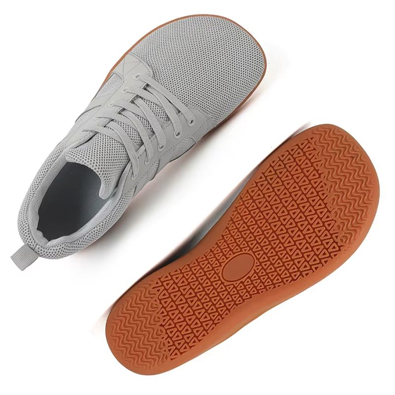 Men's Wide Barefoot Sneakers - Unisex Minimalist Zero Drop Shoes for Natural Comfort & Relaxation
