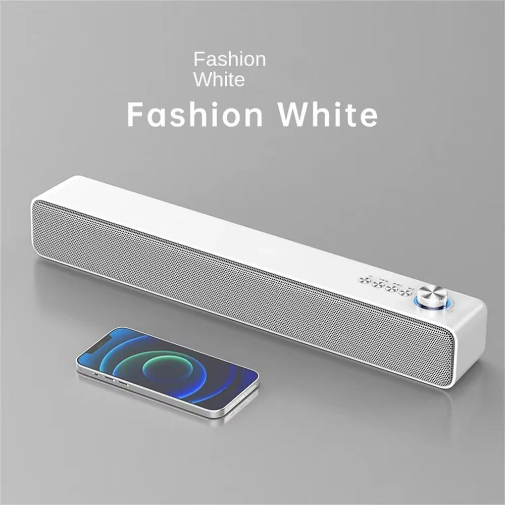 Bluetooth Soundbar with Subwoofer - Wireless TV Speaker for Home Theater, Computer & Music