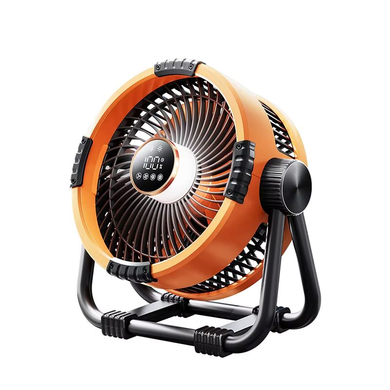 Rechargeable Camping Fan 20000mAh - 6-in-1 Outdoor Ceiling Fan with LED Light, Power Bank & 4 Speed Settings